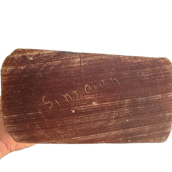 Vintage Hand-Carved Haitian Tribal Figurine Signed Simeon 16" Tall Solid Wood Sc - Picture 7 of 7